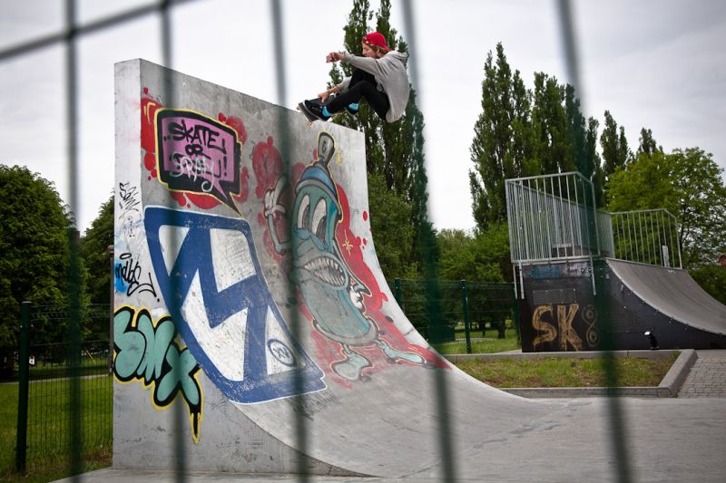 Aaron Jaws Homoki - skatepark Mistrzejowice - Krakow