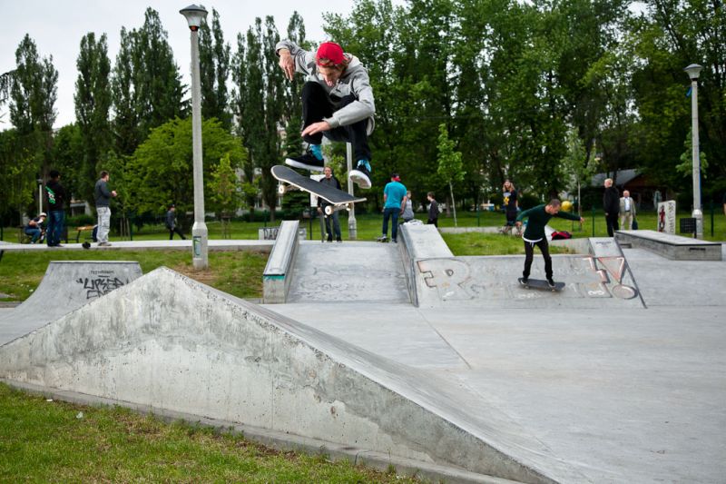 Aaron Jaws Homoki - skatepark Mistrzejowice - Krakow