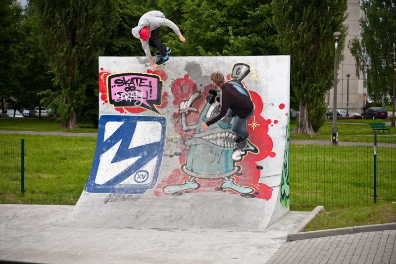 Aaron Jaws Homoki - skatepark Mistrzejowice - Krakow