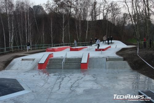Betong skatepark i Kielce