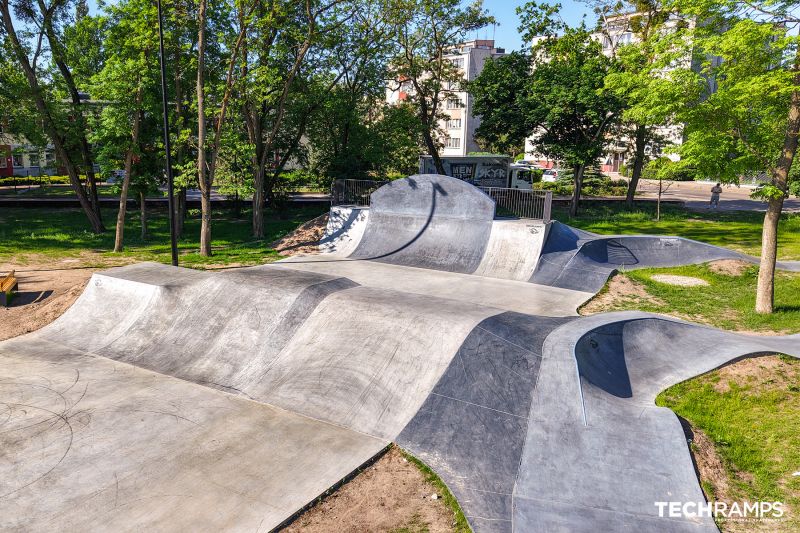 Betongskateparker Techramps skatepark