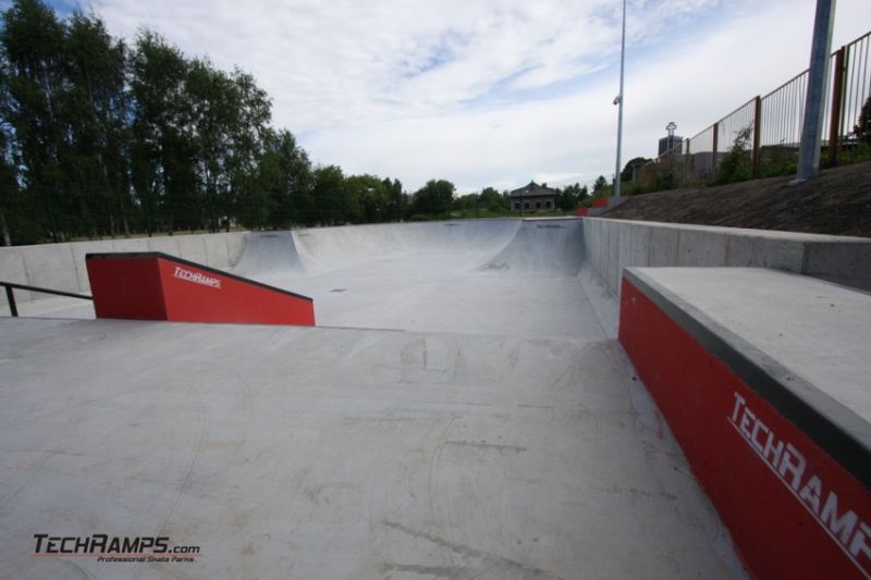 Betonowe skateparki Techramps - park w Radzionkowie