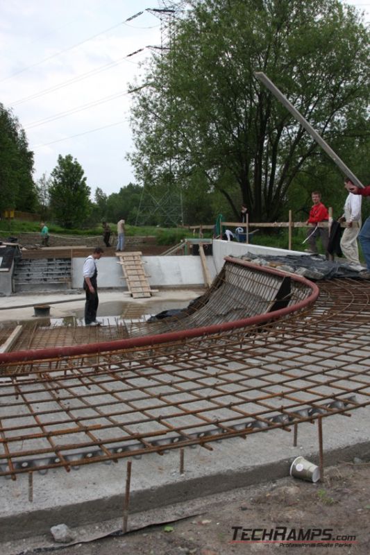 Betonowy skatepark w Radzionkowie