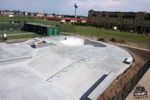 Betonowy skatepark w Wolsztynie