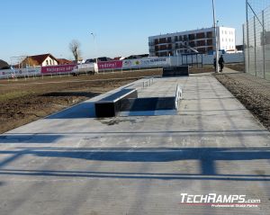 Broken rail on Szamotuly skatepark