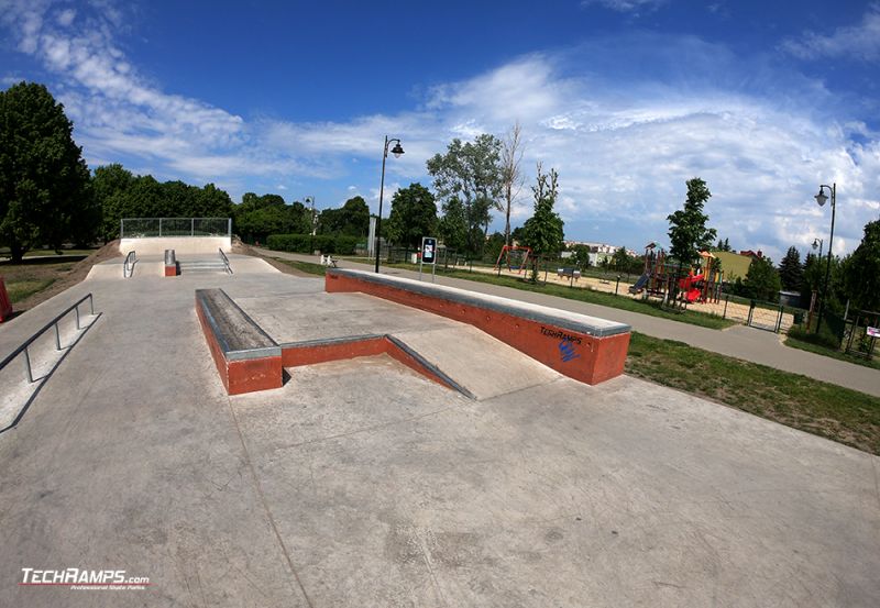 Concrete platform in Bydgoszcz
