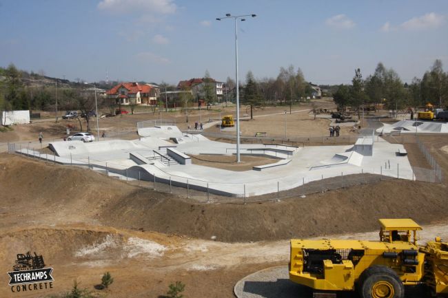 Concrete Skatepark in Olkusz