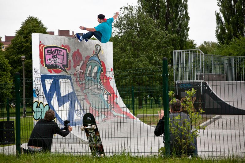 Corbin Harris in Krakow - Skatepark Mistrzejowice-1