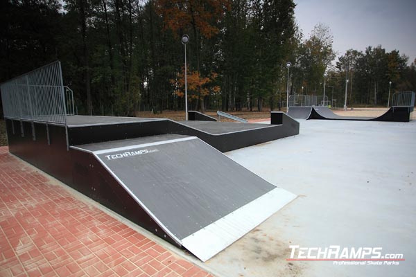 Dąbrowa górnicza Skatepark panorama