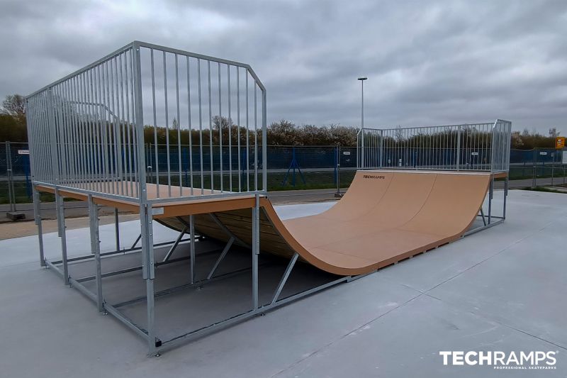 Design av skatepark Skatepark Krzeptów