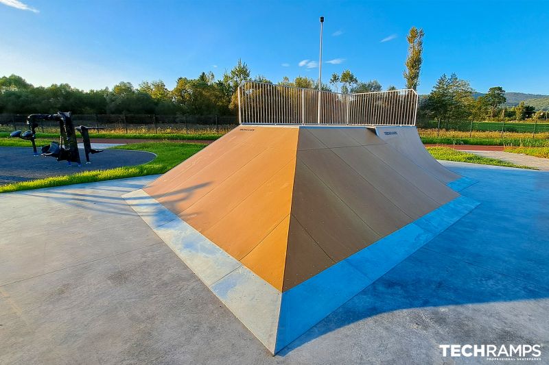Design av skatepark Modulær skatepark Łodygowice