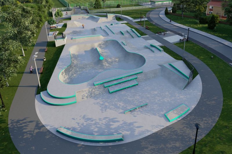 Design og bygging av skateparker i betong 