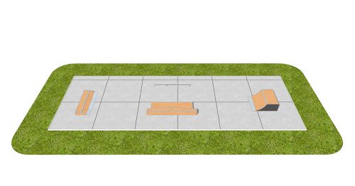 Eksempel på skatepark SM001