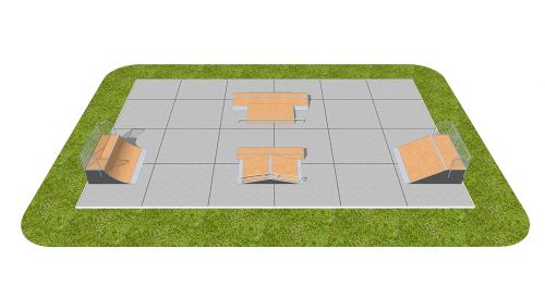 Eksempel på skatepark SM007