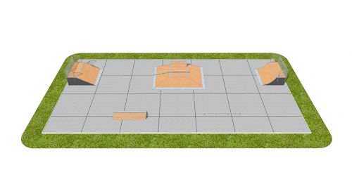 Eksempel på skatepark SM008