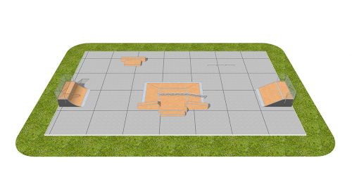 Eksempel på skatepark SM009