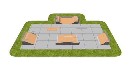 Eksempel på skatepark SM014