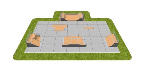 Eksempel på skatepark SM015