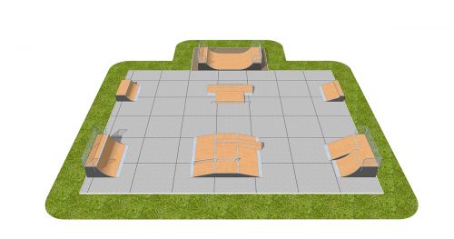 Eksempel på skatepark SM016