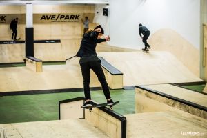 First riders in AvePark skatepark