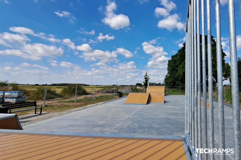 Hindringer i Biskupiec skatepark 