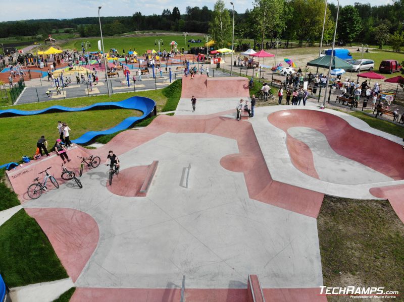 Skatepark i betong i Sławno kommune