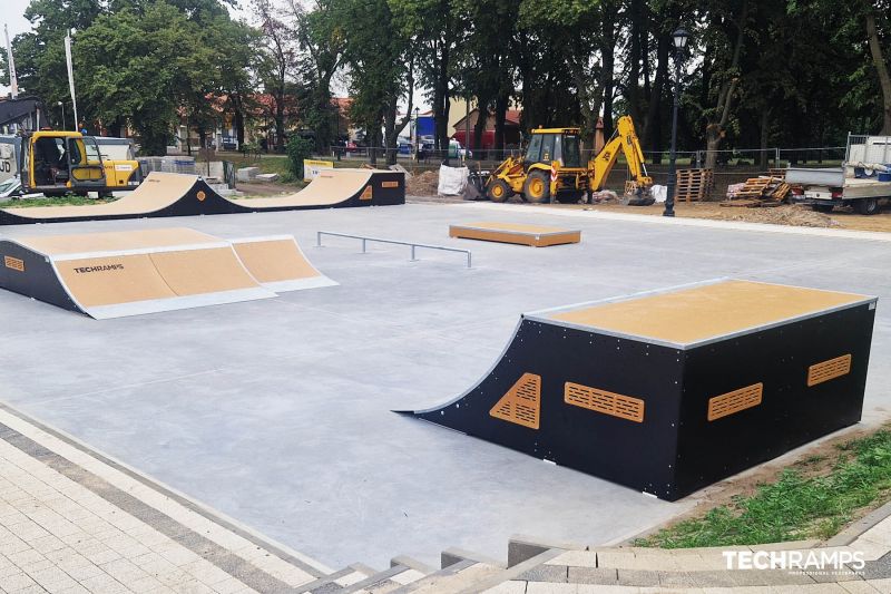 Modulbasert skatepark i Baruchow 