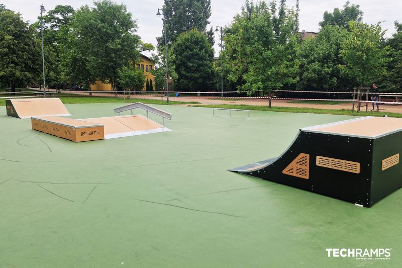 Modulbasert skatepark i Chelmza 