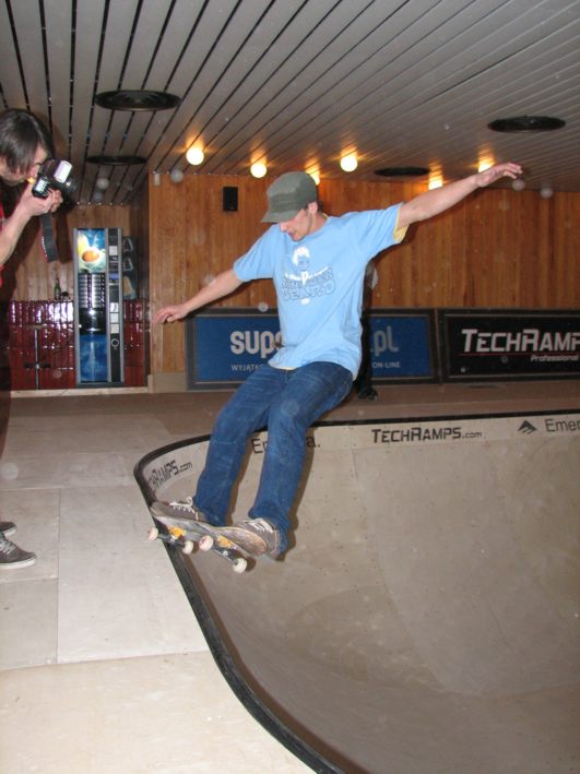 Holek na Skate Poolu Techramps