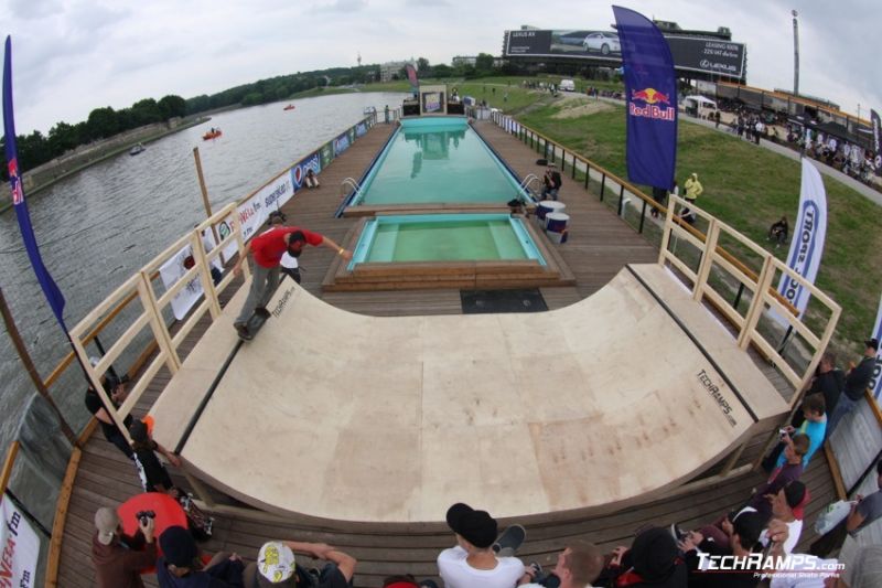 Kraków plaża - Techramps / Cool Sport Skate-Boat Contest