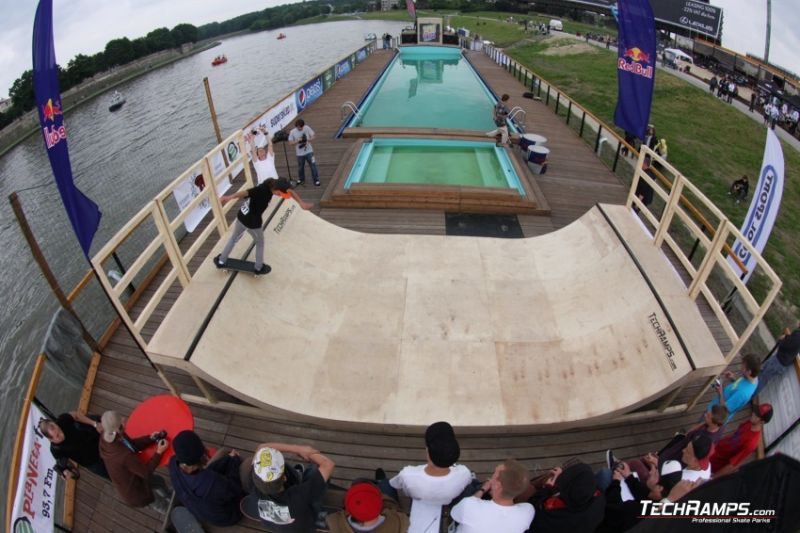 Kraków plaża - Techramps / Cool Sport Skate-Boat Contest