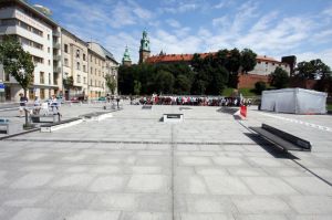 Mini mobilny street park Techramps in Cracow