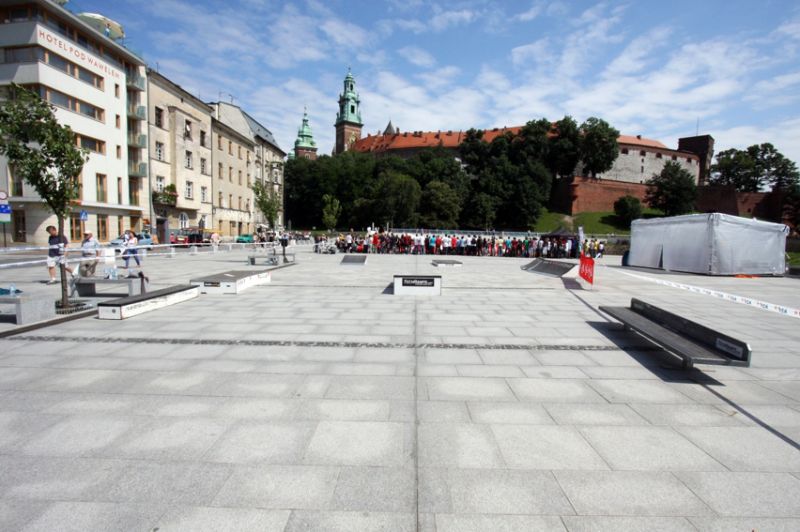 Mini mobilny street park Techramps in Cracow