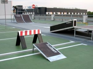 Mobilny skatepark Techramps 2