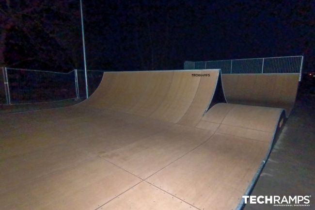 Modulbasert skatepark - Wroclaw (Spineramp)