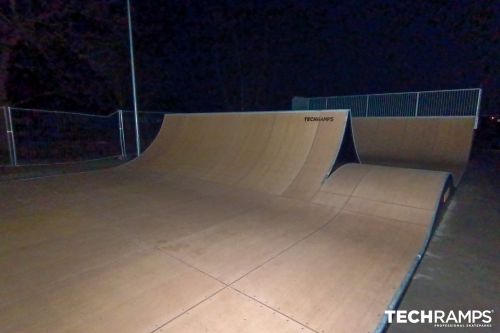 Modulbasert skatepark - Wroclaw (Spinramp)