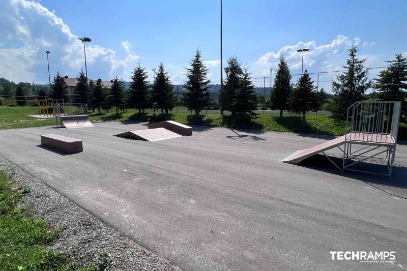 Modulær skatepark - Raba Wyżna 