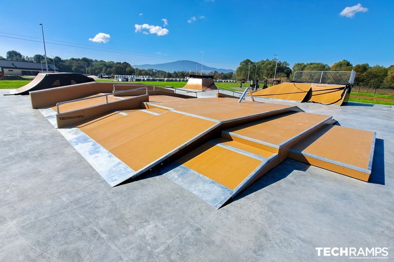 Modulær skatepark Skatepark Łodygowice