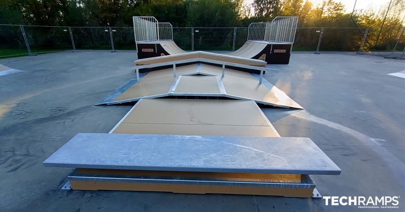 Modulær skatepark Funbox