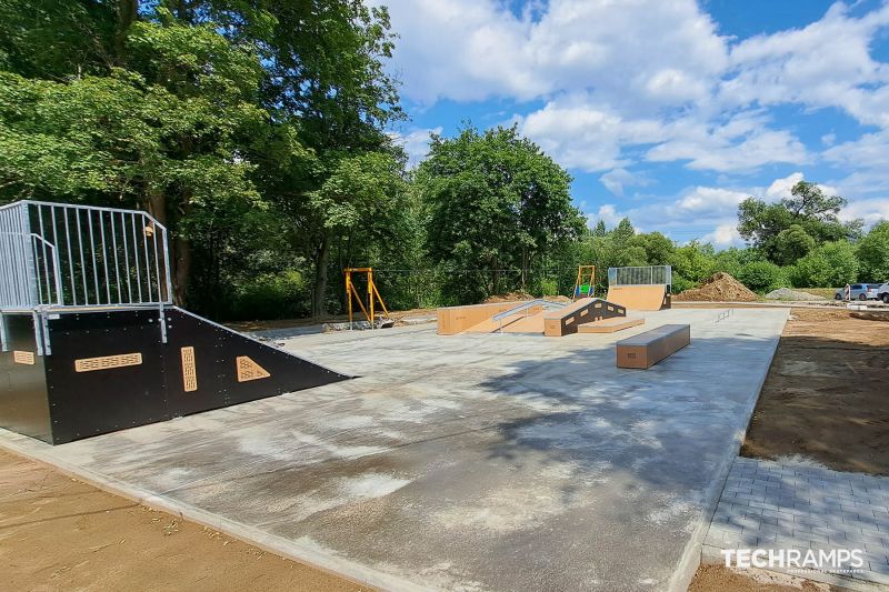 Modulbasert skatepark i Jordanów 