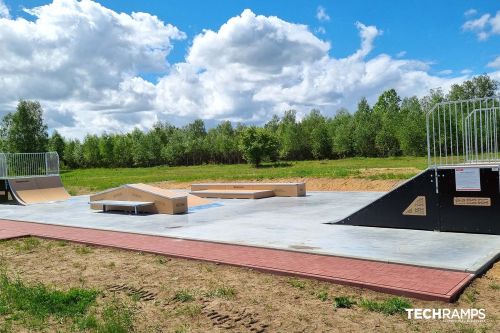 Modulær skatepark - Svart