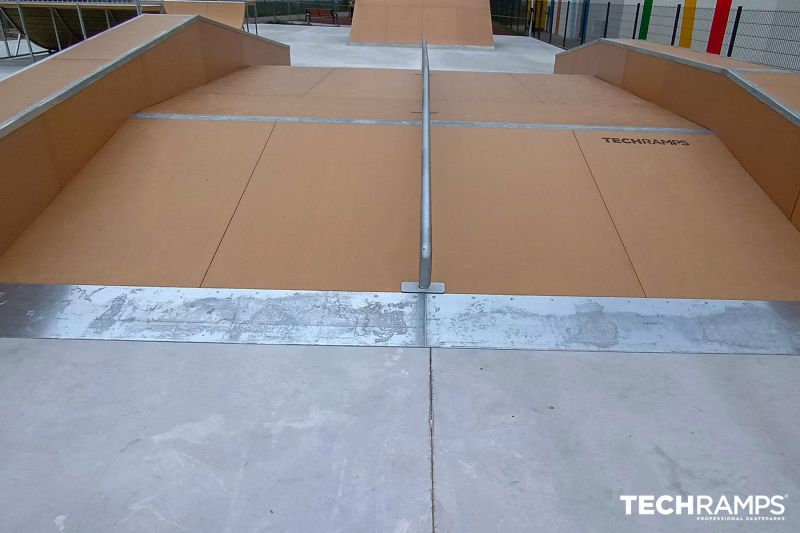 Modulære skateparker Skatepark Techramps Krzeptów