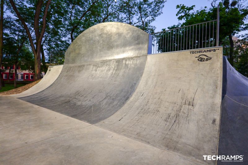 Prosjektering og bygging av skateparker Techramps skatepark