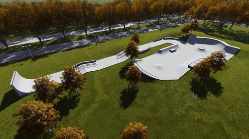 Sample concrete skatepark 652515