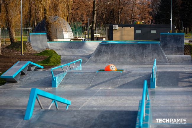 Skatepark i betong - Brzeszcze