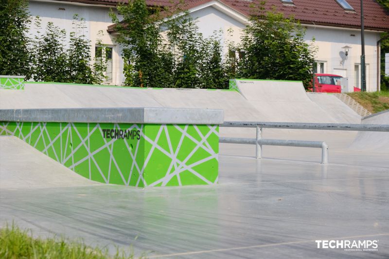 Skatepark i betong - Bystra Podhalansk