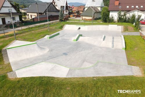 Skatepark i betong - Bystra Podhalanska