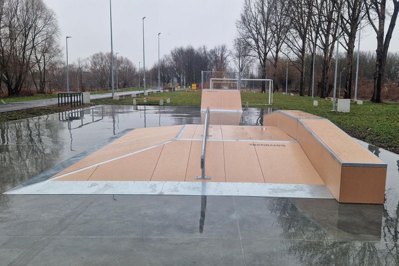 Skatepark i stål 