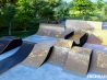 Skatepark laget av stål 