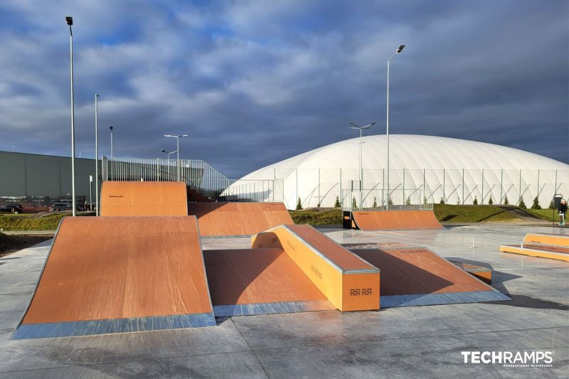 Skatepark drewniany 